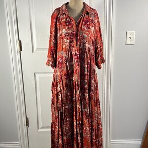 Natural Life Long tiered Maxi dress XL